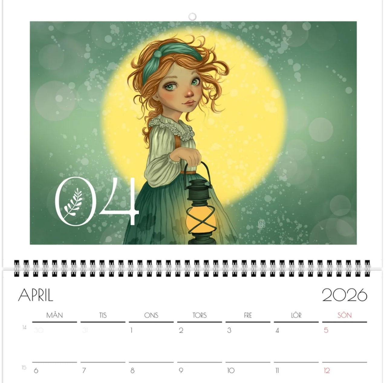 Annika - Konstkalender 2026 A3- SVENSK