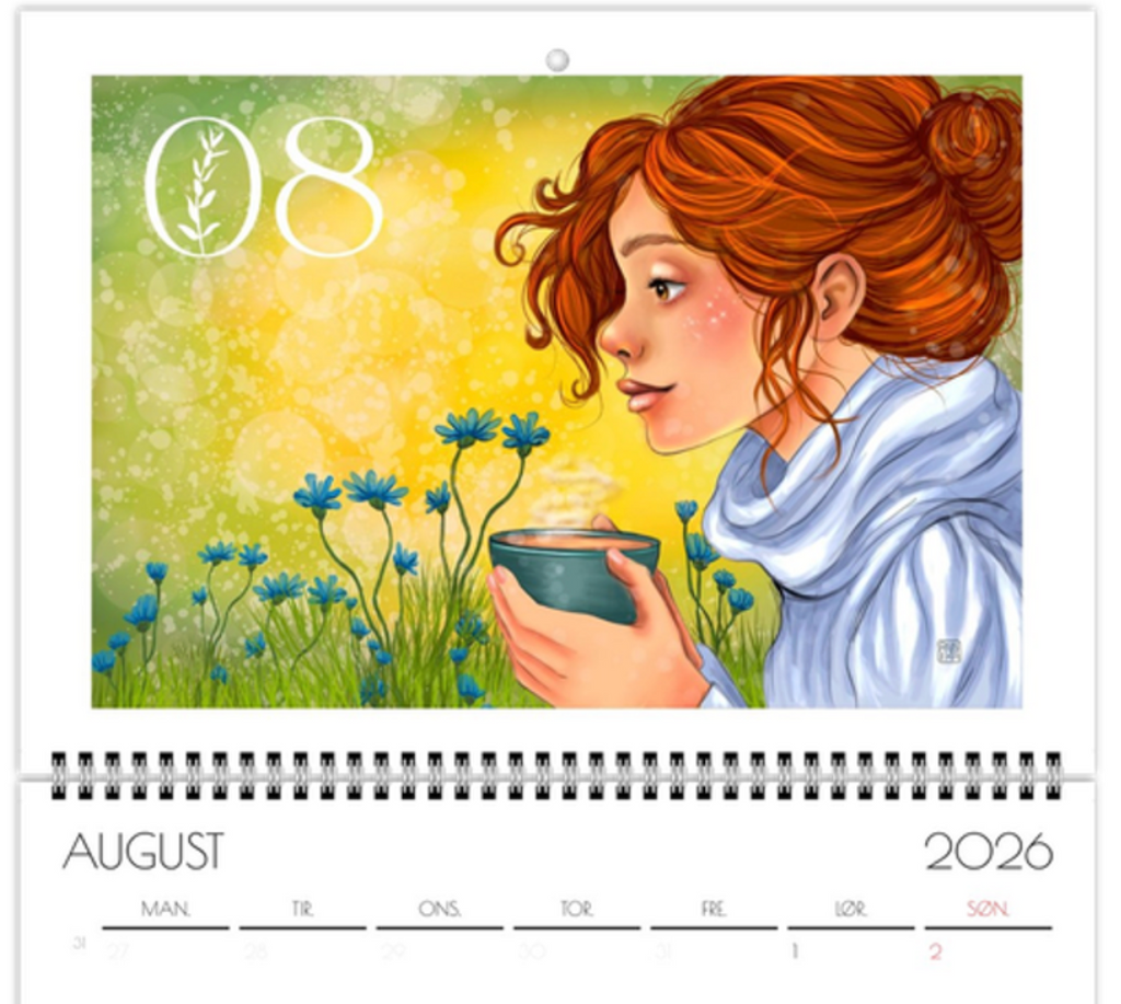 Annika - Kunstkalender 2026 A3 - NORSK