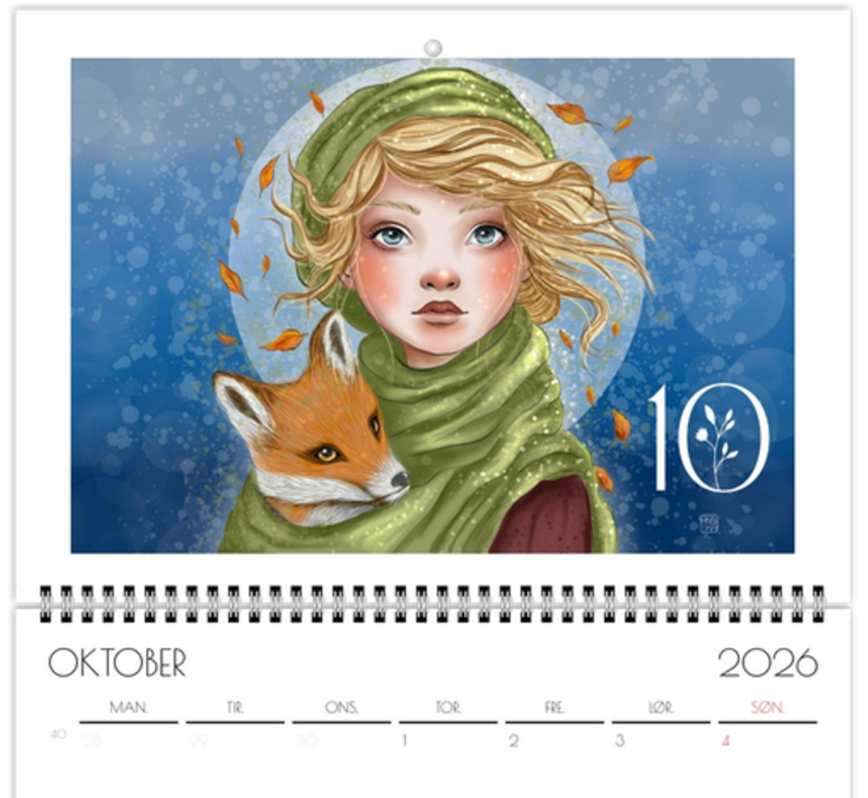 Annika - Kunstkalender 2026 A3 - NORSK